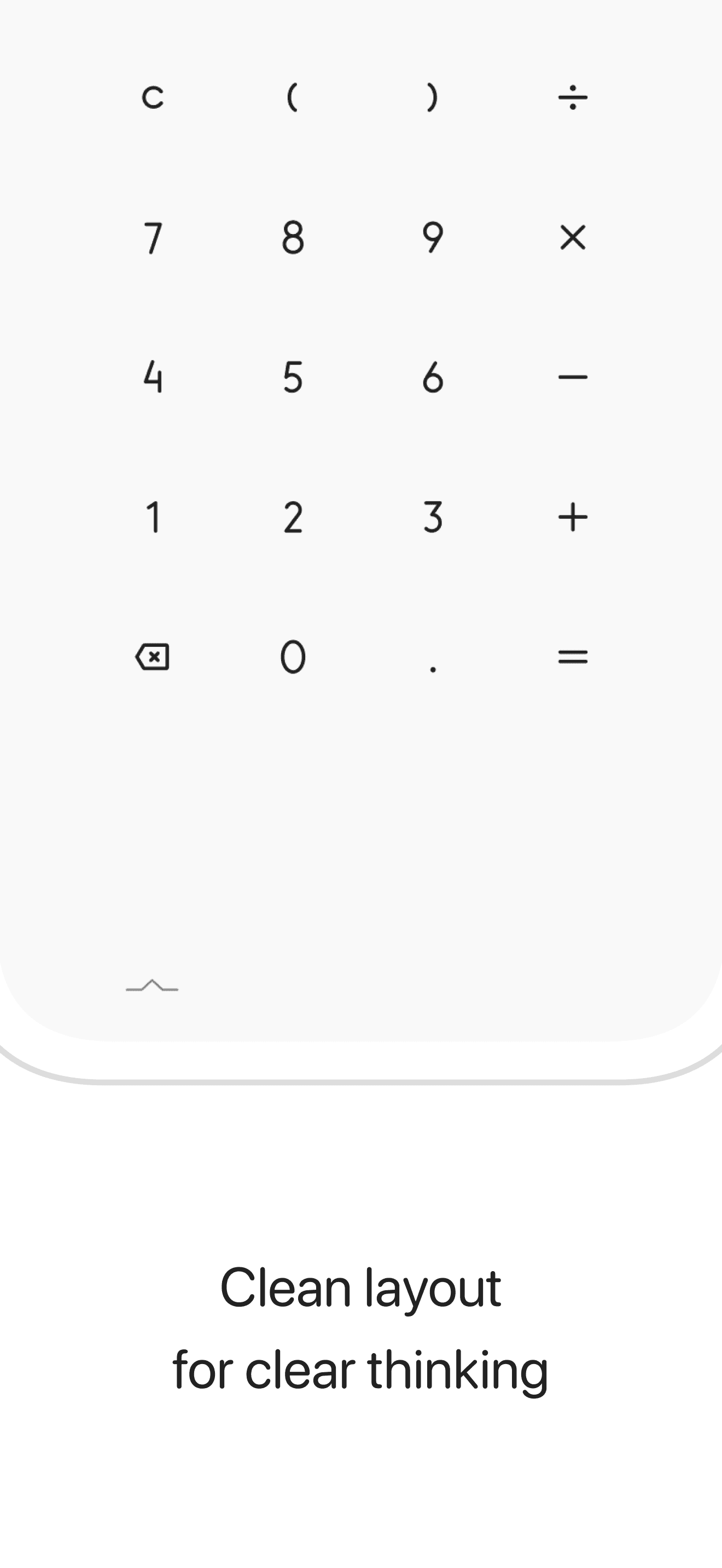 Clean UI
