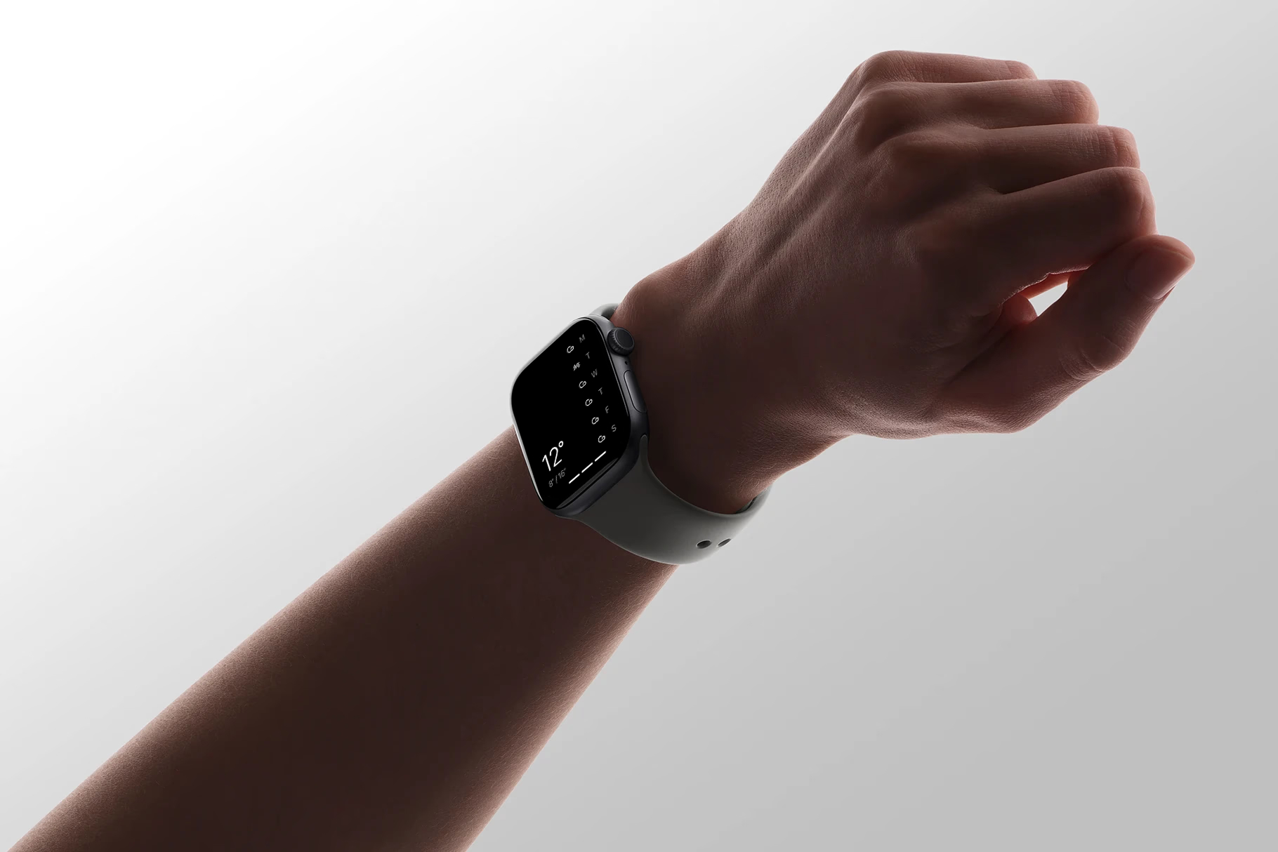 Apple Watch on a wrist